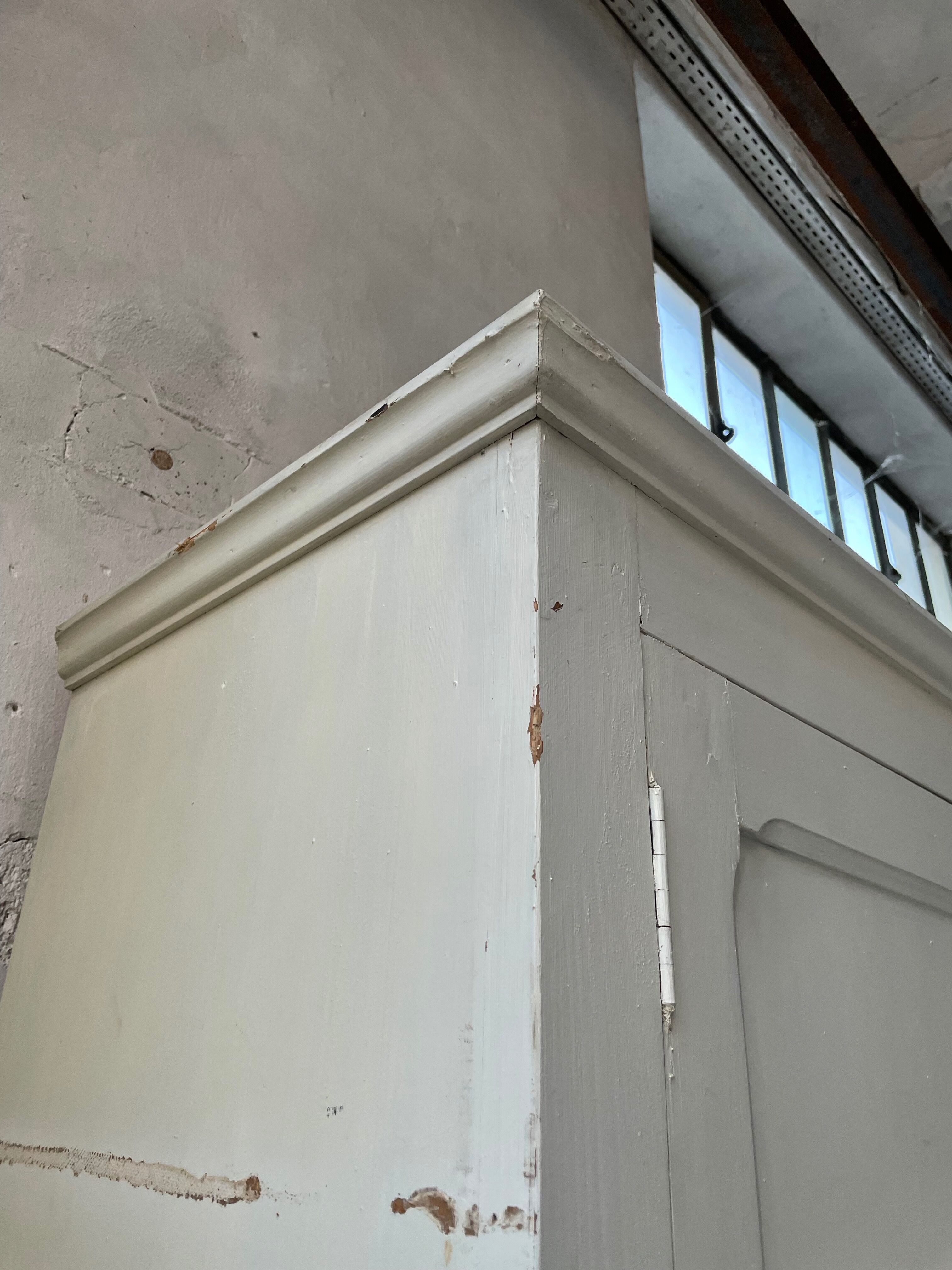 White cutter cabinet