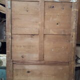 Beautiful old fireplace gilded mirror patina of time 95x152cm
