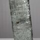 Vintage wall light frosted moulded glass 1970s