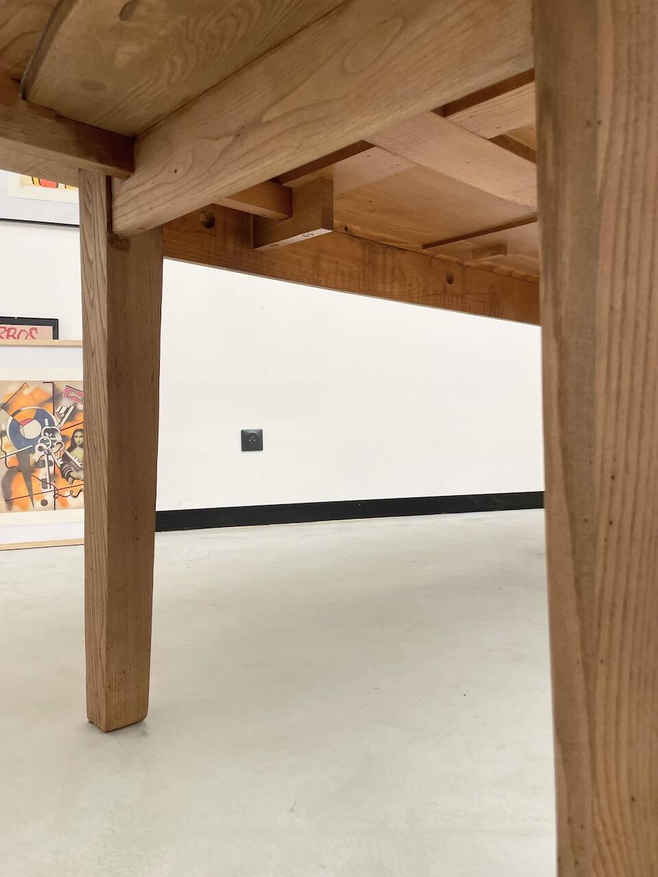 Oak farmhouse table 270 cm with extensions