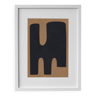 Peinture abstraite encadrée