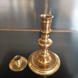 Gilded bronze candle holder