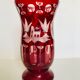 Vase en verre de Bohême