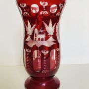 Vase en verre de Bohême