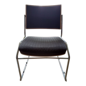 Chaise années 80 composite tubulaire