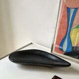 Black glazed ceramic catchall, 1950s design