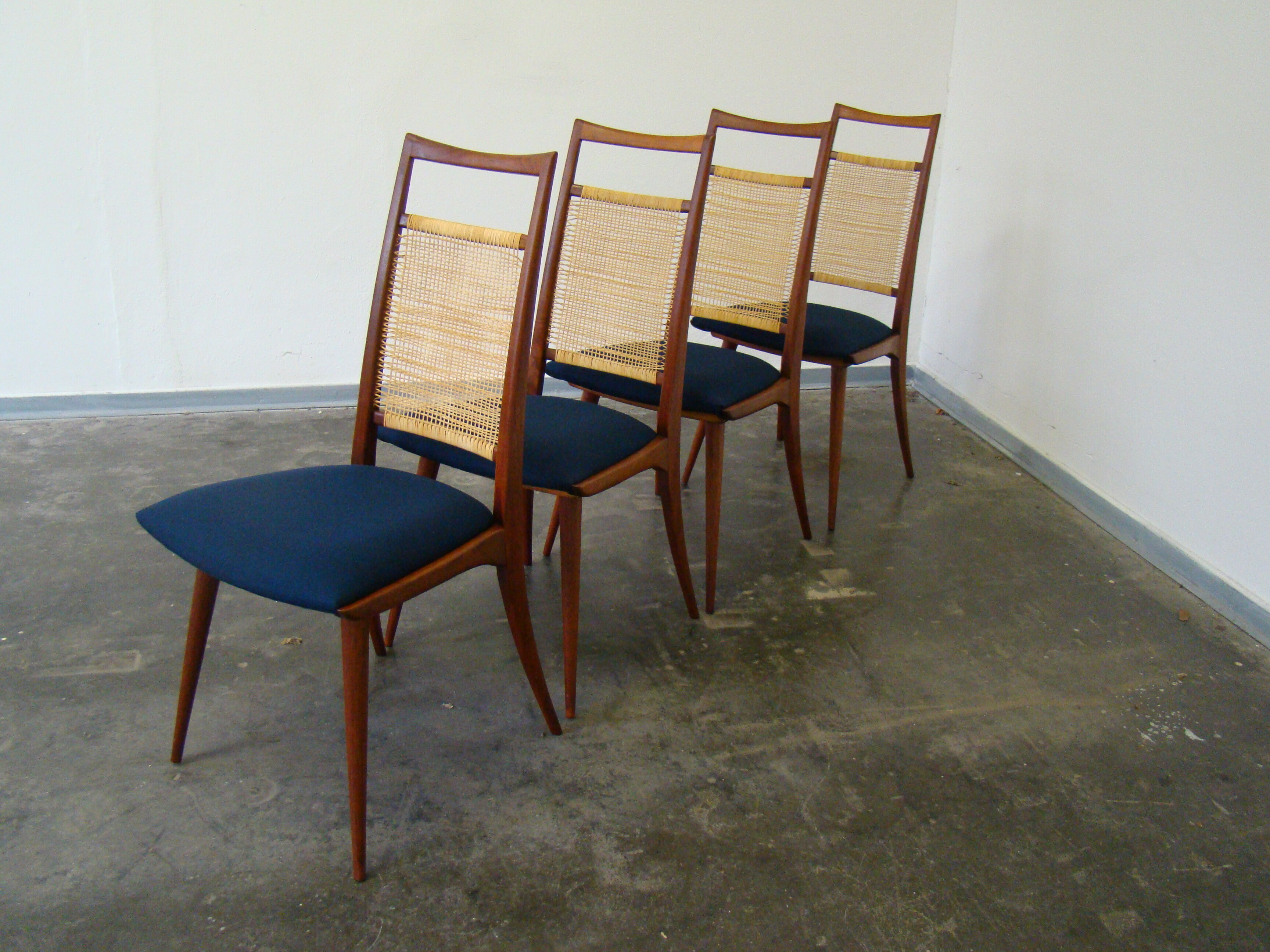 Quatre chaises vintage pour Lubcke