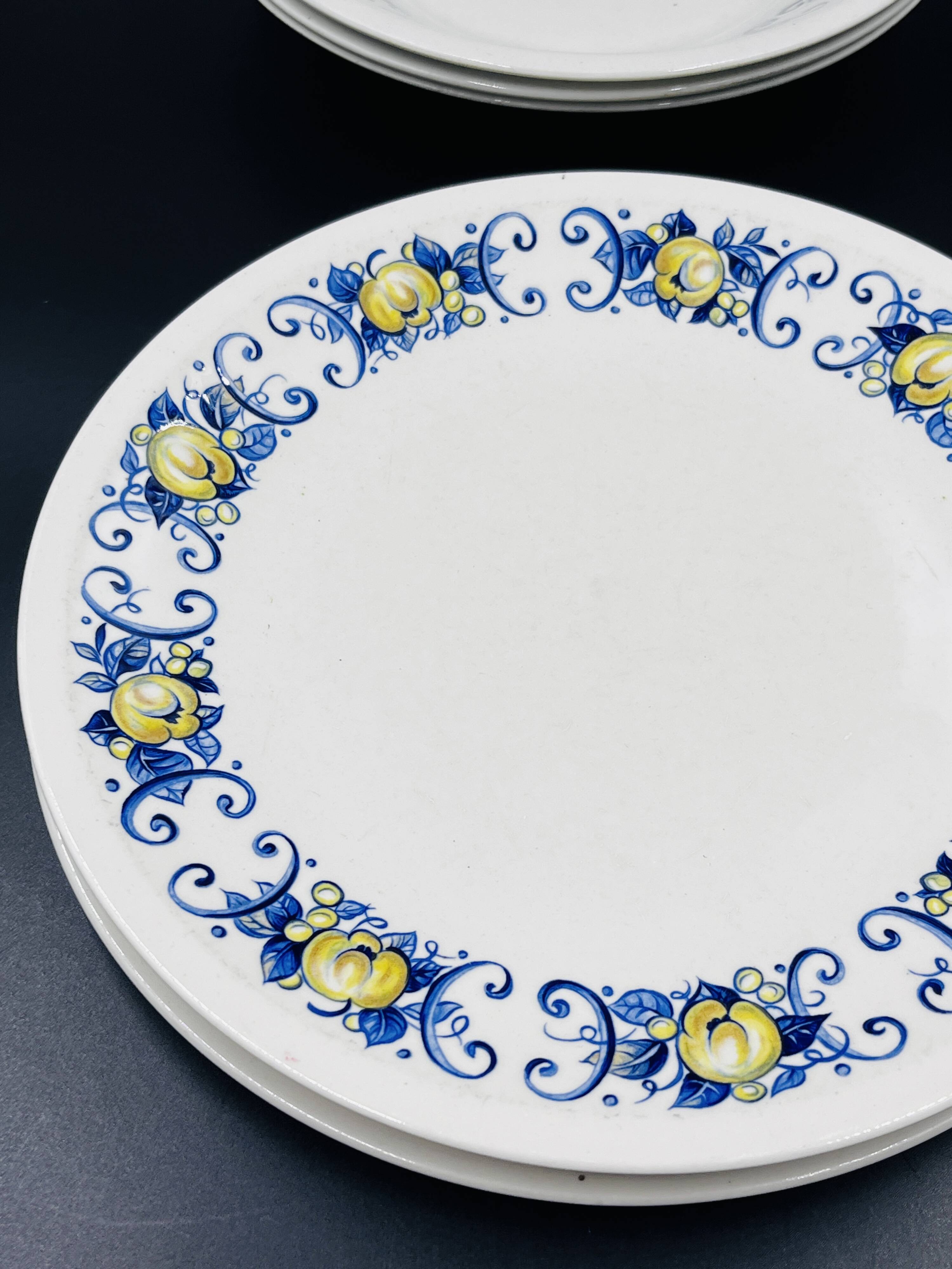 Set of 9 vintage Cadiz plates – Villeroy & Boch – 1960s–1970s