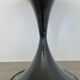 "Diabolo" fruit bowl with tulip base, made of metal, 1970s 80s.