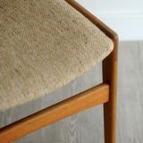 Chairs 1960 teak fabrics wool found