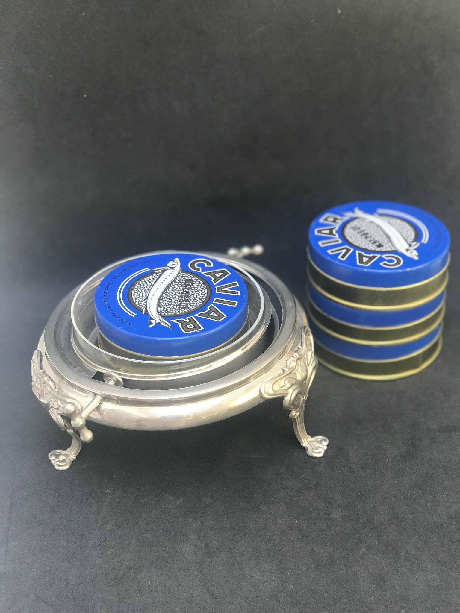 Antique butter dish or caviar holder