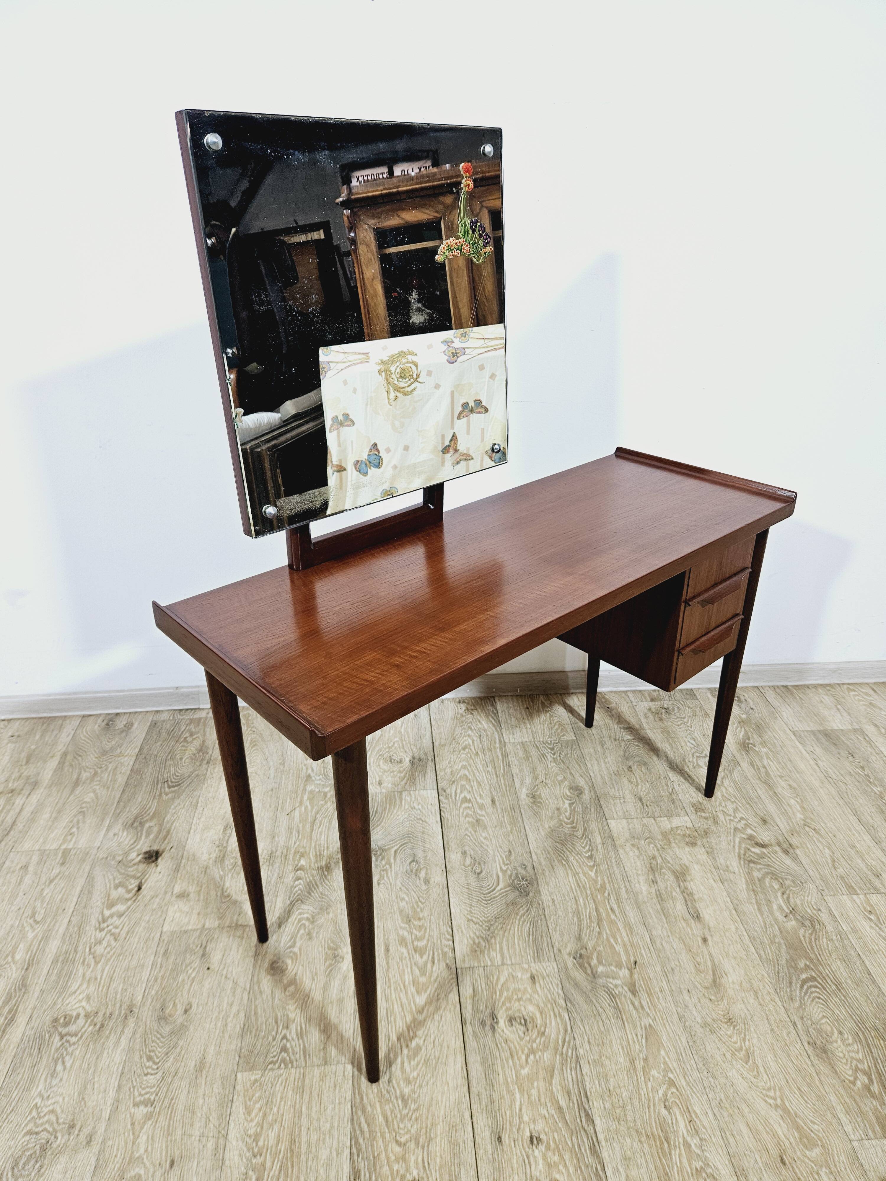 Gunnar nielsen tibergaard, toilet teak, denmark, 1960s.