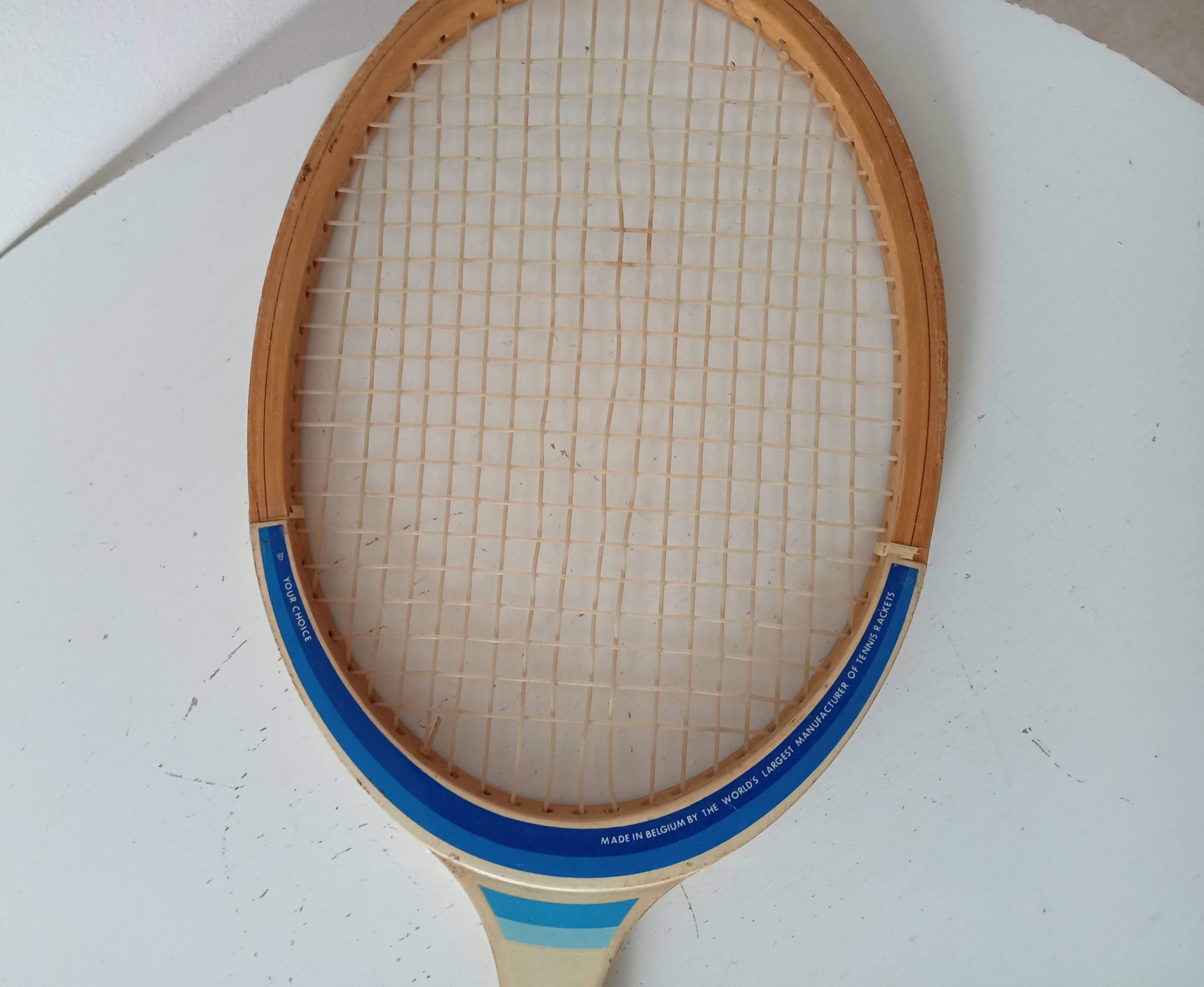 Vintage wooden tennis racket Donnay Ladyflex