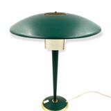 Lampe de table moderniste vert, France 1960s