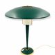 Lampe de table moderniste vert, France 1960s