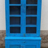 Vaisselier en bois bleu