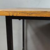 Vintage wood and iron desk