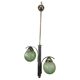 Green Art Deco pendant lamp