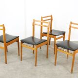 Vintage Chairs in style of Gio Ponti, 1970, set of 4