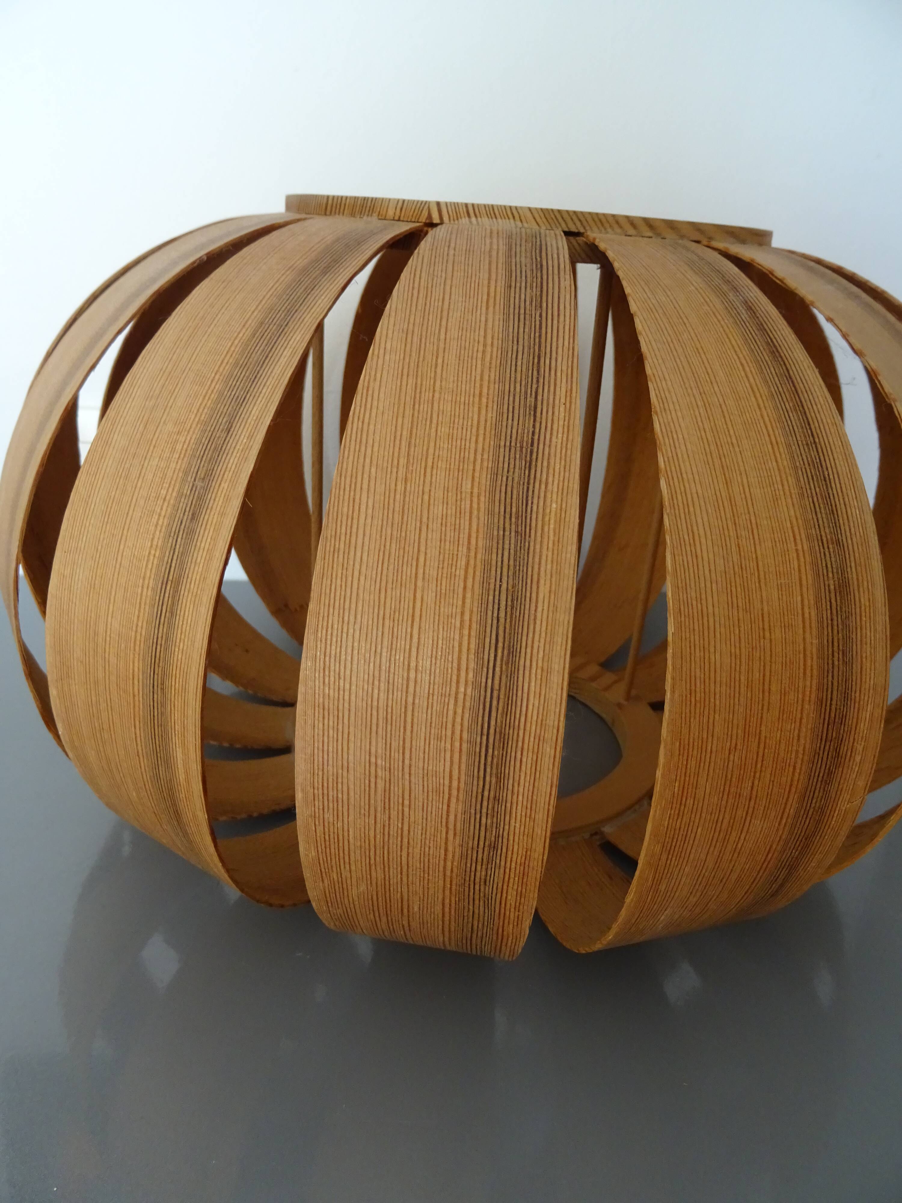 Vintage Scandinavian style suspension chandelier from the 60s/70s