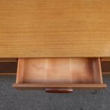 Wooden sideboard of the 70s u-shaped footing