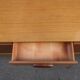 Wooden sideboard of the 70s u-shaped footing