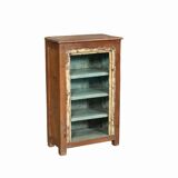 Old Teak Bedside Shelf Patina and Original Piece from India