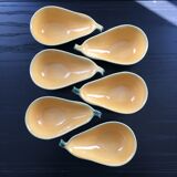 Set of 6 avocado cups