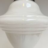 Opal Glass Art Deco ceiling lamp from the 1960s
