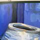 Saunière Audouze XL blue jar painting
