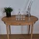 Table console bureau chêne style Louis XVI