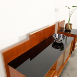 Pozar vintage wooden bedside table set