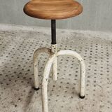 Vintage swivel stool laboratory stool studio stool