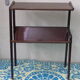 Table is varnished wood magazines