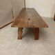 Wooden bistro bench