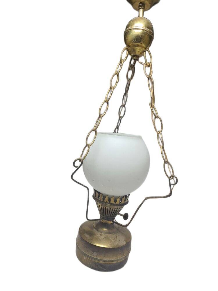 Mid-century postmodern chandelier, Poland, 1970s