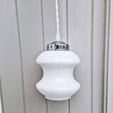 White vintage portable lamp