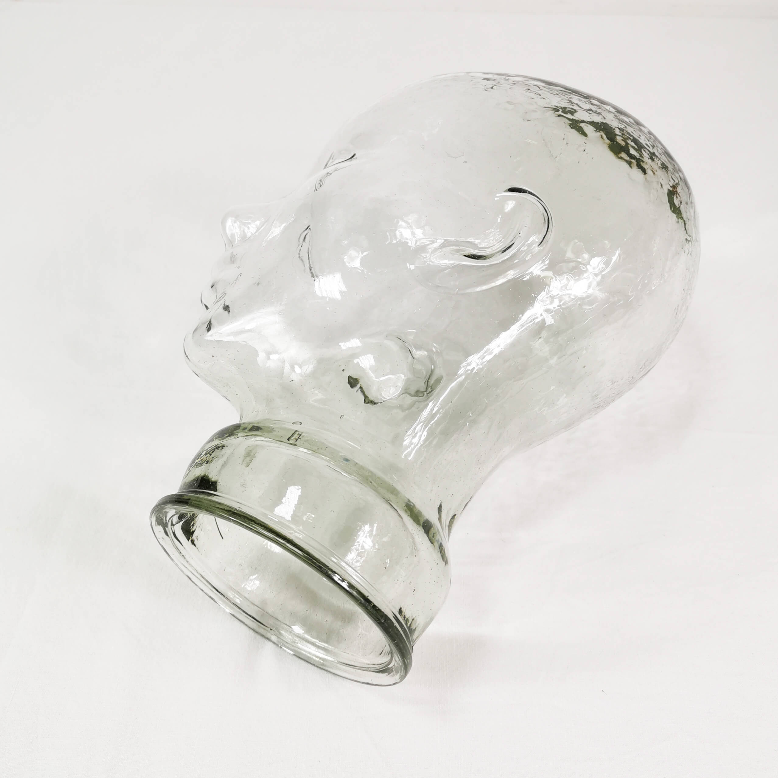 Modernist glass head, Germany, 1970s