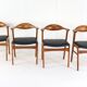 Set of 4 Erik Kirkegaard Hong stolefabrik chairs vintage model 49