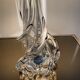 Vintage crystal lamp France 60s-70s