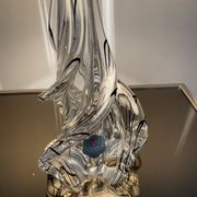 Lampe vintage en cristal France années 60-70