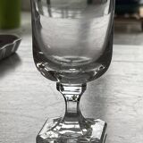 Villeroy and Boch crystal glassware set, square base model