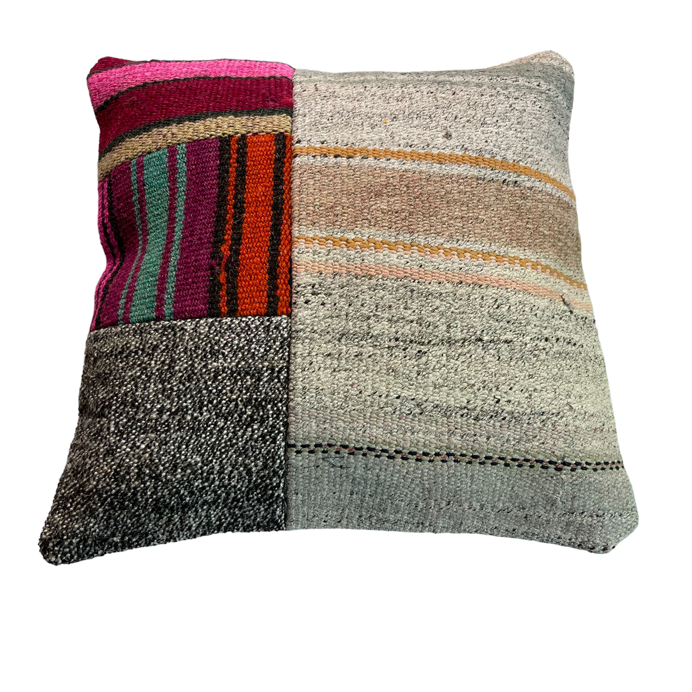 Housse de coussin kilim turc vintage 40 x 40 cm