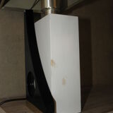 Vintage black white table lamp