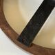 Vintage 60s tripod oak stool