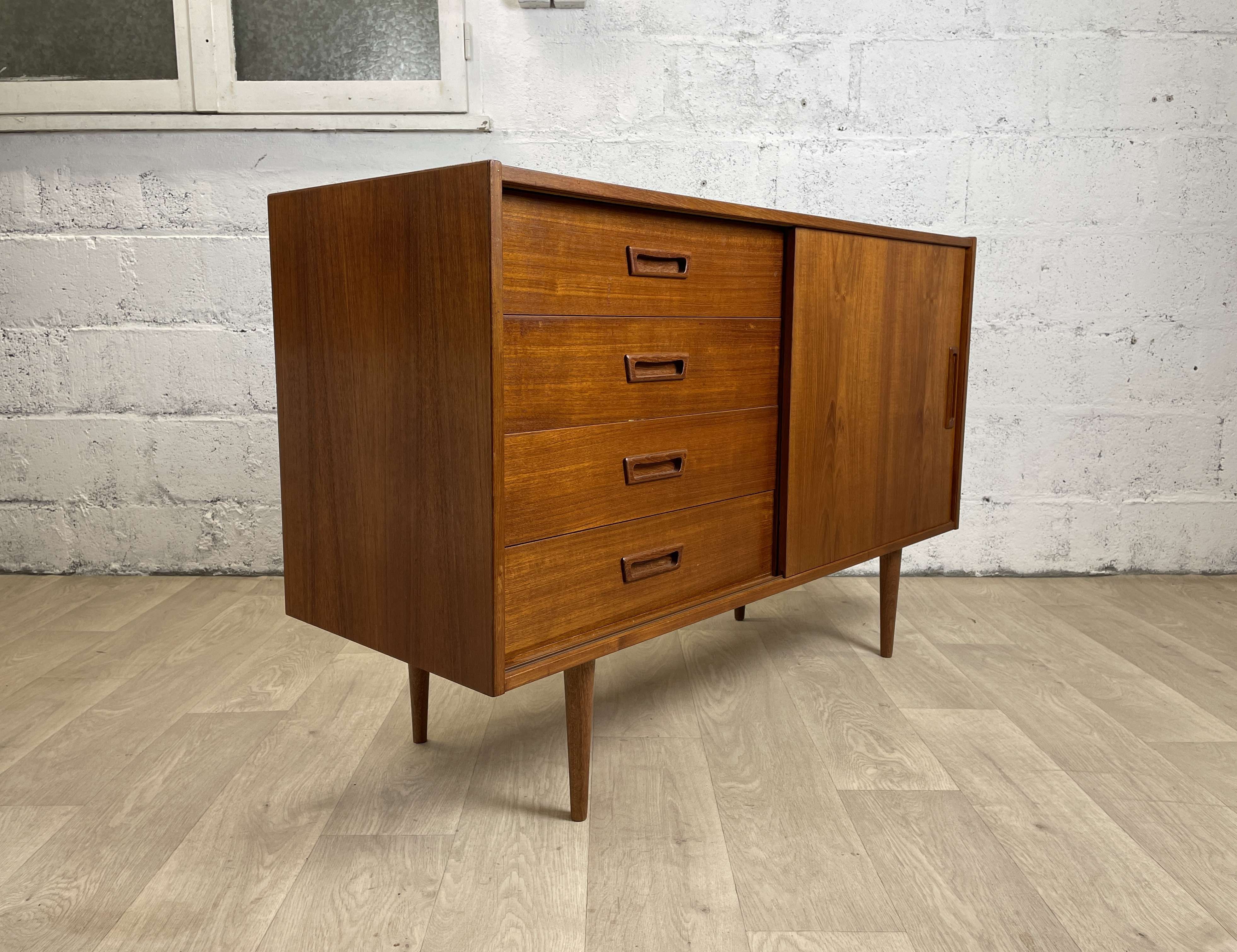 Scandinavian teak sideboard, 60s