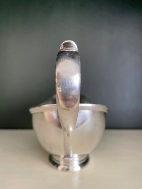 Silver metal sausage maker Detjen, 30s