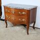 Sauteuse chest of drawers in solid mahogany, Louis XV style – Late 19th century