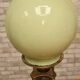 bronze lamp Corinthian column green opaline superb 52x13 cm