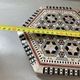 Vintage mother-of-pearl and wood jewelry box